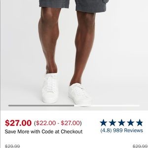 Old Navy Lived in built in flex cargo shorts.